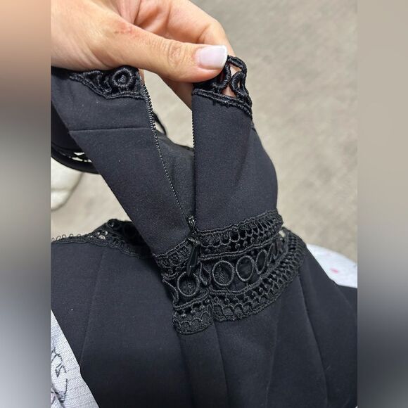 NWT Free People Iris Crochet-Inset Mini Dress - Picture 11 of 11